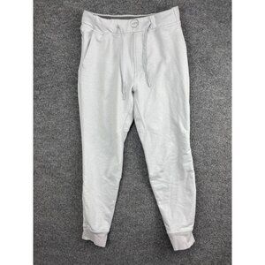 HYLETE Sweatpants Mens XS Gray Fleece Joggers Drawstring Pockets Cuffed Athletic